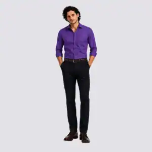 Pansy Purple Premium Formal Shirt for Men